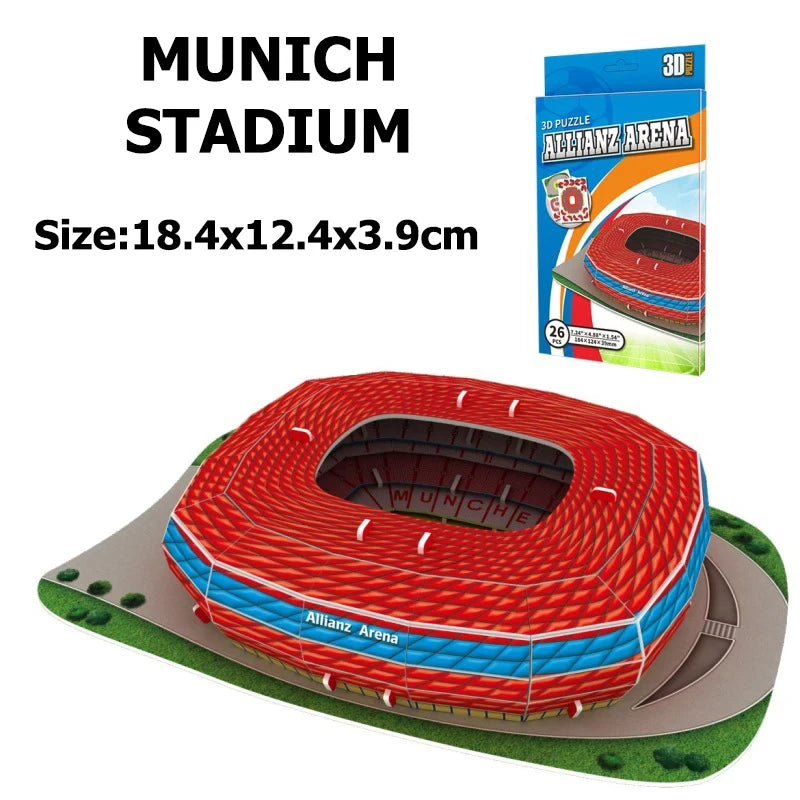 Football Field Children 3D Puzzle Toys