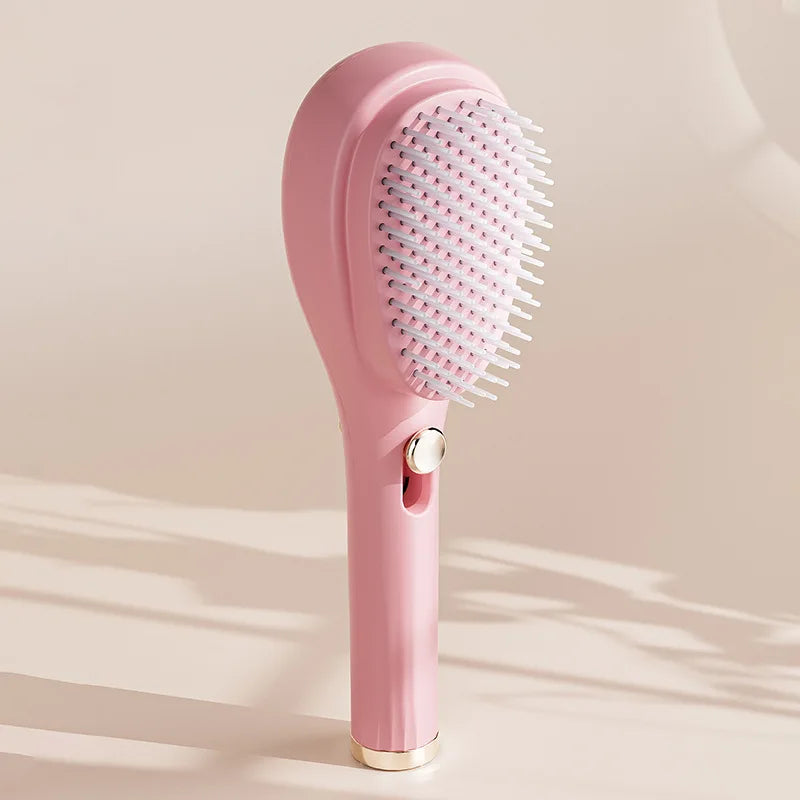 Retractable Hair Comb-Anti-Static Scalp Massaging & Detangling Brush for All Hair Types