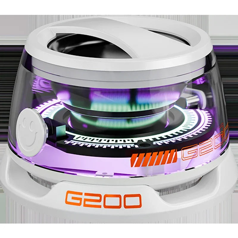 Portable Magnetic Bluetooth Speaker with RGB Color Light and Phone Holder for IOS