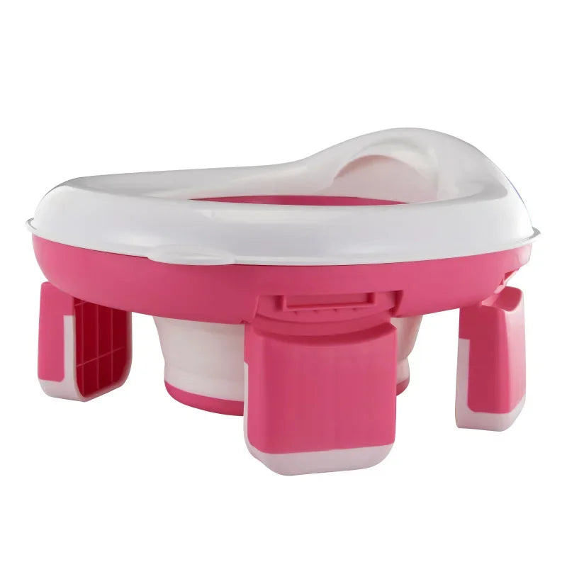 3 in 1 Travel Toilet Seat Foldable Children Potty with Bags