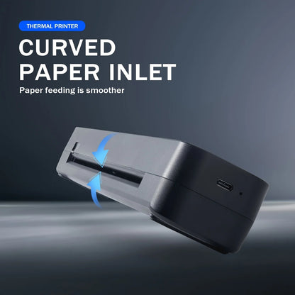 Portable A4 thermal printer, tattoo template printer, 1500mAh rechargeable battery