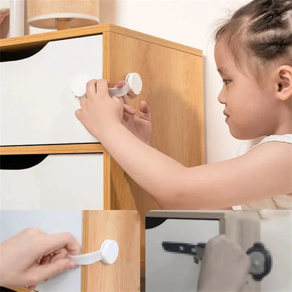Children/ Baby Safety Lock Protection from Children Home Drawer Cabinet Door Refrigerator