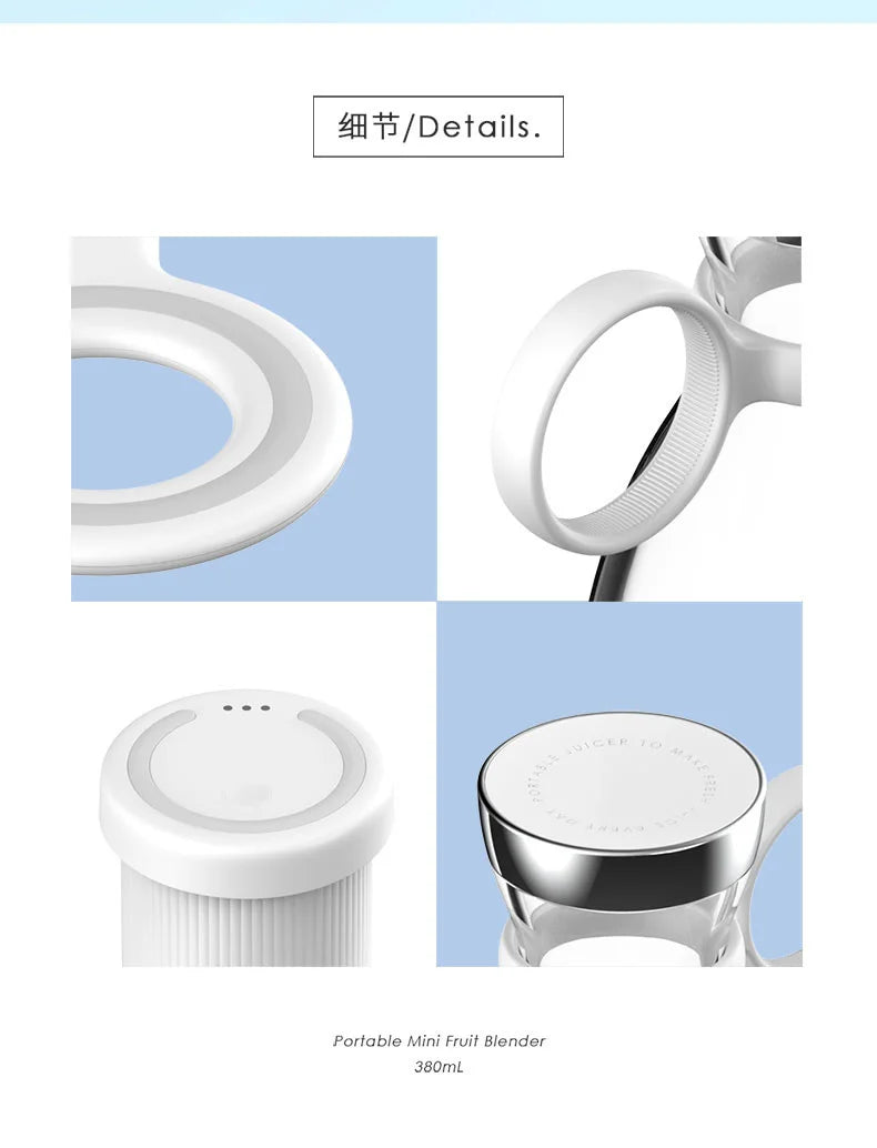 Portable Electric Juicer Blender Usb Mini Fruit Mixers Juicers