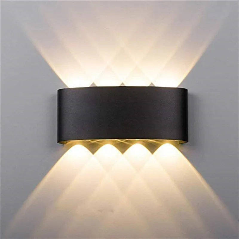 Aluminium LED Wall Lamp Waterproof Garden Balcony Lighting