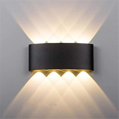 Aluminium LED Wall Lamp Waterproof Garden Balcony Lighting