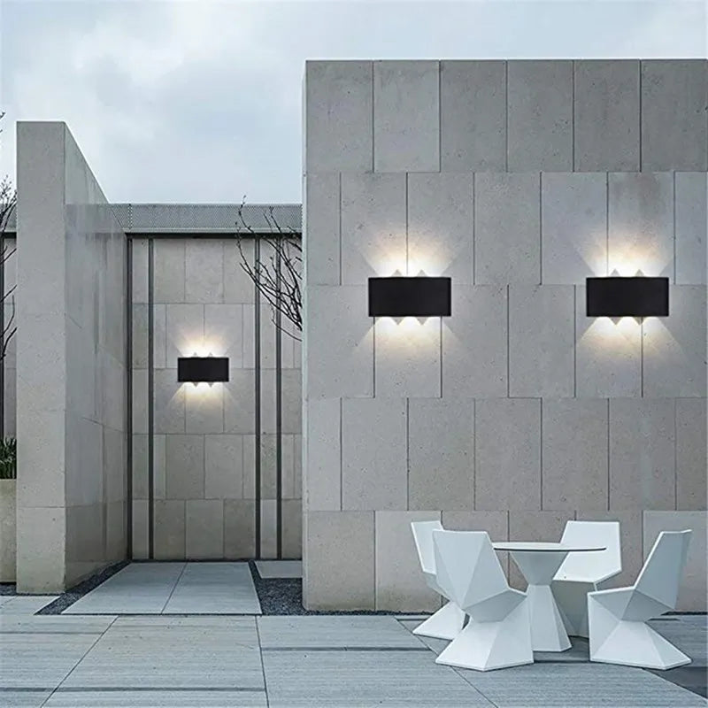 Aluminium LED Wall Lamp Waterproof Garden Balcony Lighting