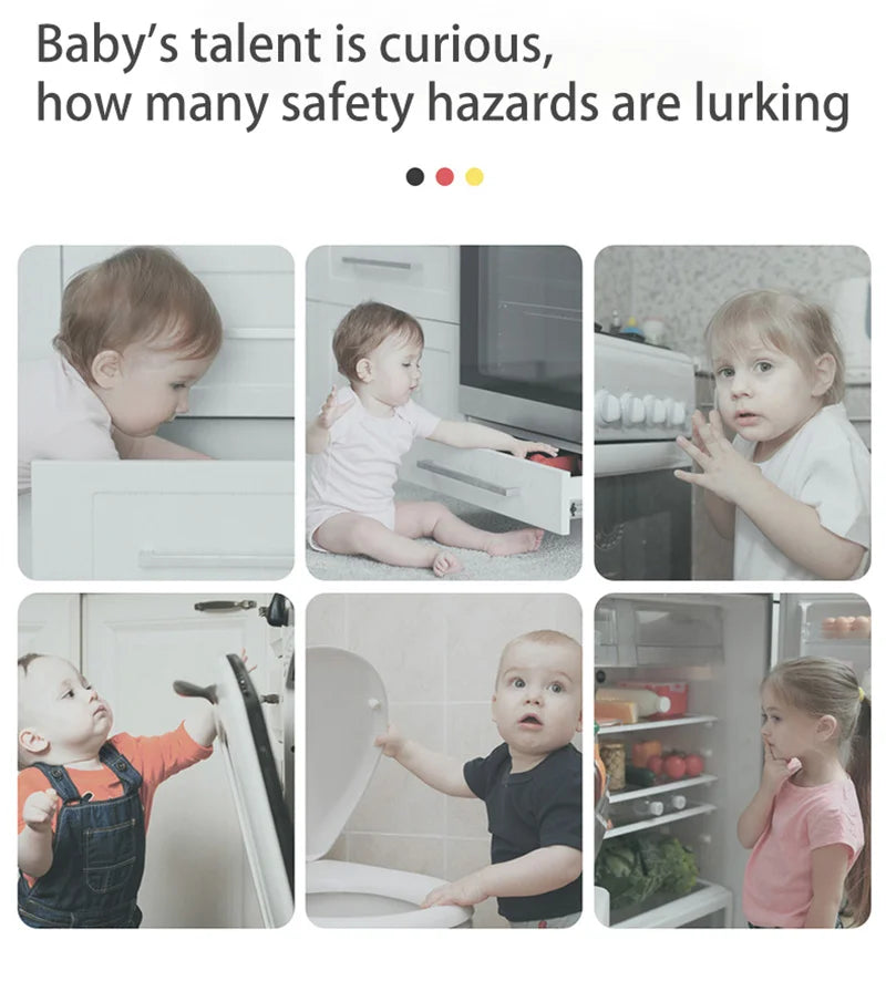 Children/ Baby Safety Lock Protection from Children Home Drawer Cabinet Door Refrigerator