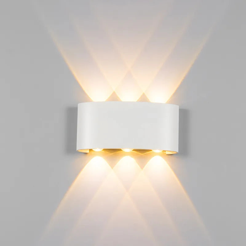 Aluminium LED Wall Lamp Waterproof Garden Balcony Lighting