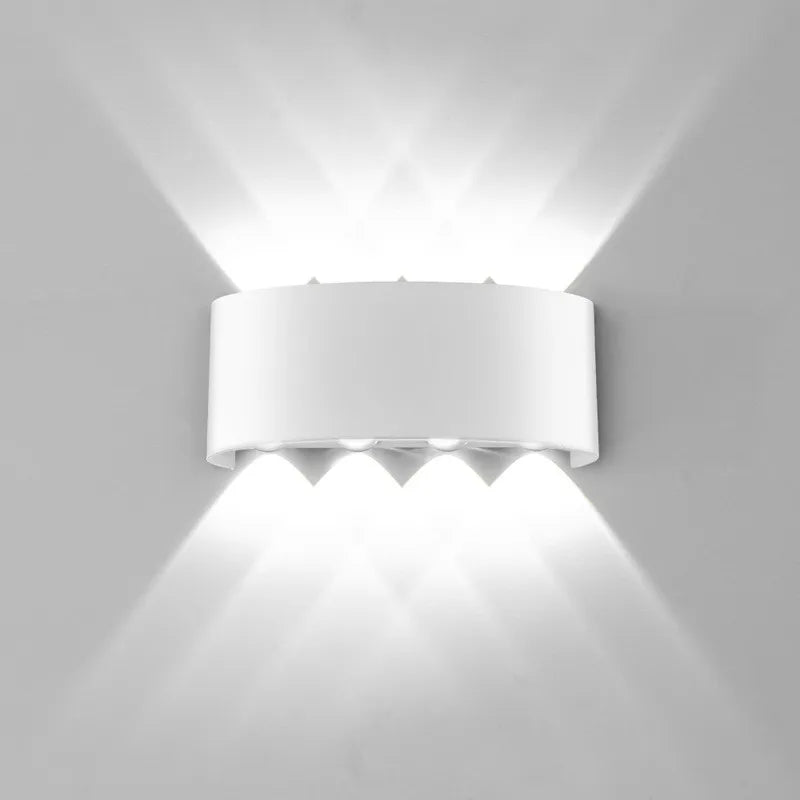Aluminium LED Wall Lamp Waterproof Garden Balcony Lighting