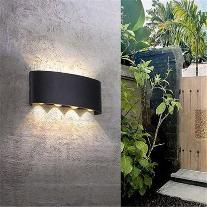 Aluminium LED Wall Lamp Waterproof Garden Balcony Lighting