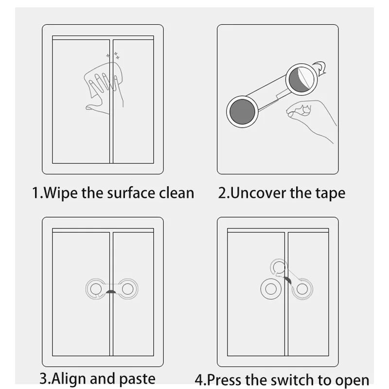 Children/ Baby Safety Lock Protection from Children Home Drawer Cabinet Door Refrigerator