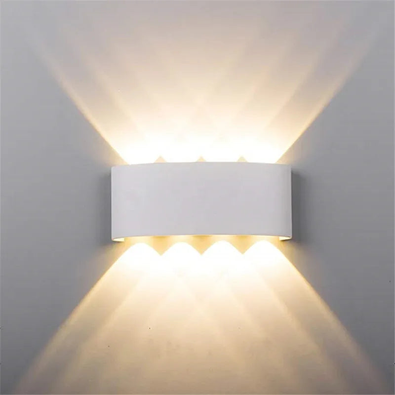 Aluminium LED Wall Lamp Waterproof Garden Balcony Lighting