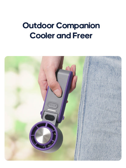 Portable High Speed Handheld Fan 3600mAh Rechargeable 100 Wind Speeds