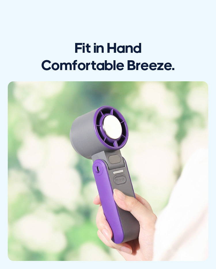Portable High Speed Handheld Fan 3600mAh Rechargeable 100 Wind Speeds