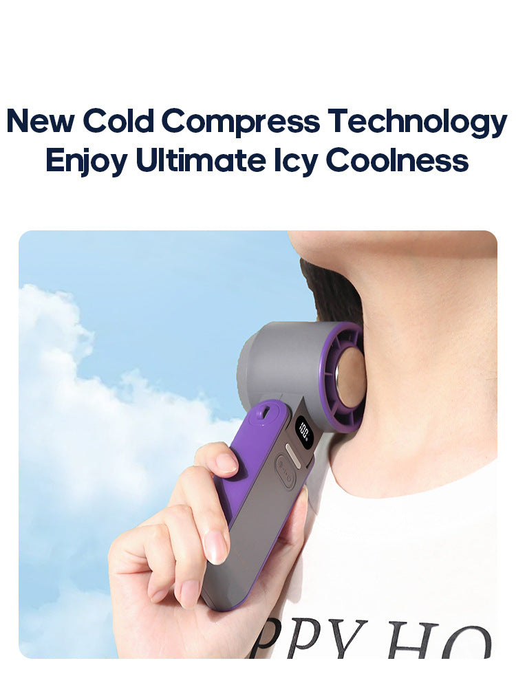 Portable High Speed Handheld Fan 3600mAh Rechargeable 100 Wind Speeds