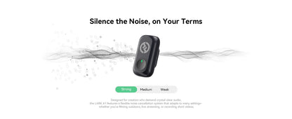 A1 Wireless Microphone for Smartphones  Vlogging Podcast Noise Cancellation Mic