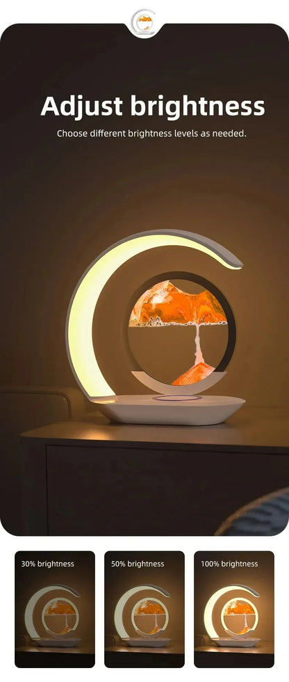 Cute Moon Mood Light Touch Dimming with Clock RGB Color Changing Light Bluetooth Speaker Music Playback  Bedroom Night Light