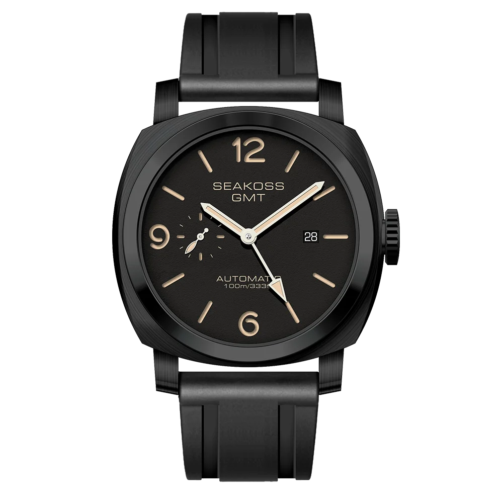 SEAKOSS GMT Men‘s Diving Automatic Mechanical Watches Seagull ST2557