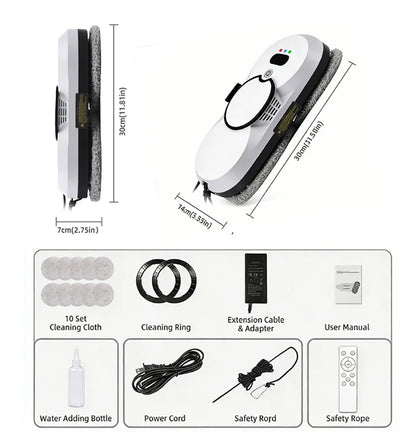 UPS Smart Robot Window Cleaner Vacuum Auto Clean Glass Windows Washer