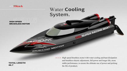 High Speed Racing Speedboat Toy For Children or Adults -Remote Control 55KM/H 35KM/H