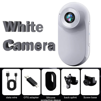 0.96 inch Mini Pet Collar Camera USB Rechargeable HD 1080P LCD Display Lightweight Pet Sport Camera Support Video and Photo Func