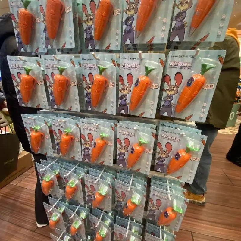 Zootopia 2 Carrot Recorder Pen (60-Second Mini Recorder) | 2-in-1 Judy & Nick Themed Kids’ Version | Movie Cosplay Prop & Gift