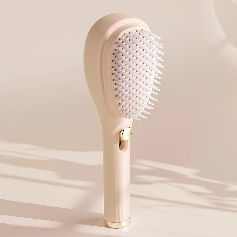 Retractable Hair Comb-Anti-Static Scalp Massaging & Detangling Brush for All Hair Types