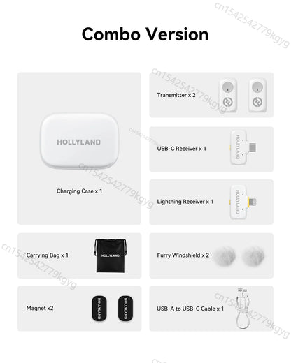 A1 Wireless Microphone for Smartphones  Vlogging Podcast Noise Cancellation Mic