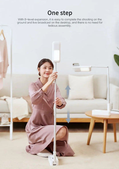 Multifunction Mobile Phone Holder Can Be Bent & Telescopic with light & remote control