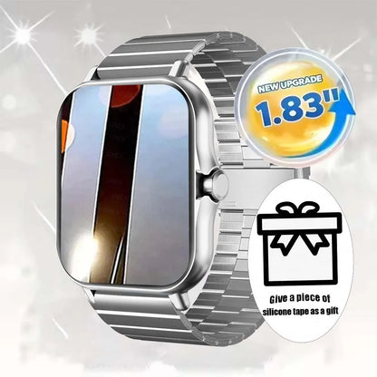 Smart Watch 1.83'' Full Screen Bluetooth Talk Blood Oxygen/Blood Pressure Monitor Smartwatch for women & men