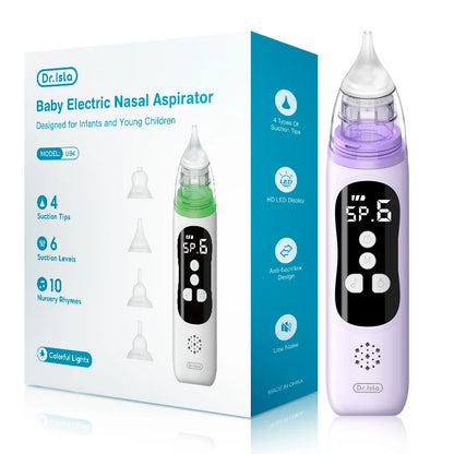 MAMIJOY Baby Electric Nasal Aspirator Nose Suction - Painless silicone material