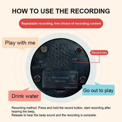 1 Pc Pet Sound Box Recordable Talking Button Voice Recorder