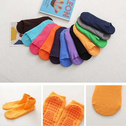 10 Pairs Kids Adults Anti-Slip Socks Parent-Child Trampoline Sock