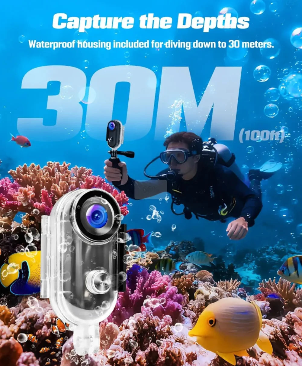 4K HD  Mini Recorder Finger WIFI Action Camera Lightweight