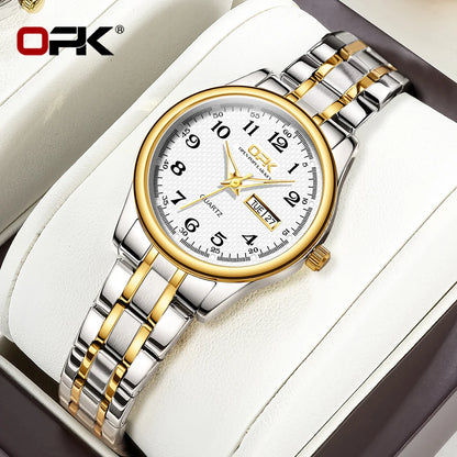 Watch For Women Quartz Watch Waterproof Classic Luxury Brand Stainless Steel Strap