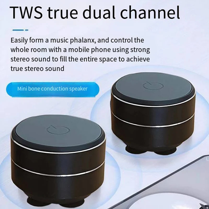 Bone conduction wireless speaker features dynamic audio