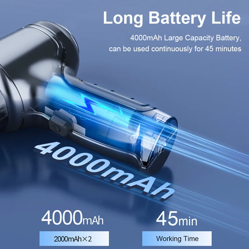 Mini Portable wireless Car Vacuum Cleaner Powerful 95000PA Strong Suction