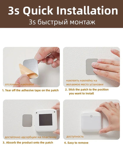 Motion Sensor Light USB Night Light LED Lamp With Switch Rechargeable Inductor Lights For Kitchen Stairs Hallway Closet Bedroom
