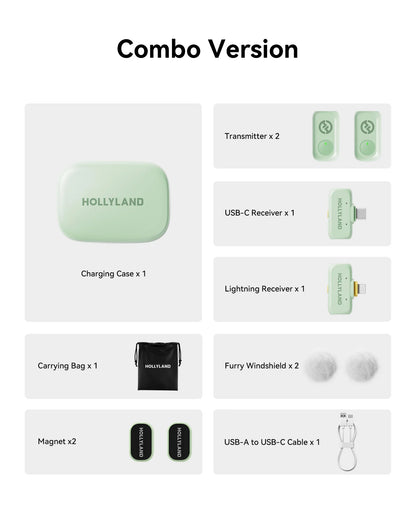 A1 Wireless Microphone for Smartphones  Vlogging Podcast Noise Cancellation Mic
