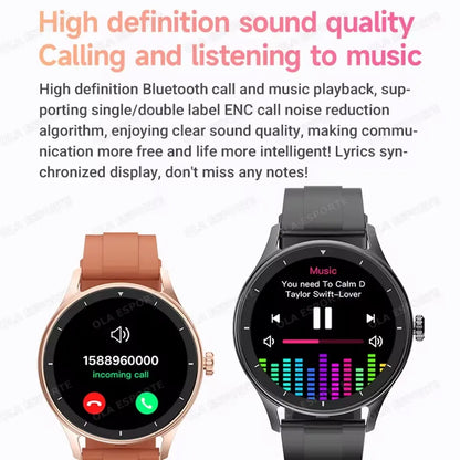 2026 Smart Watch Women Men Heart Rate Monitor Waterproof Smartwatch For Android IOS