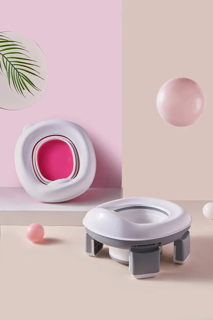 3 in 1 Travel Toilet Seat Foldable Children Potty with Bags