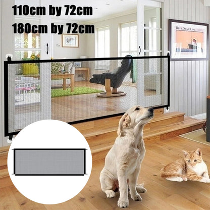 Pet Dog Barrier Fences  Folding Breathable Nylon Mesh  2 Sizes