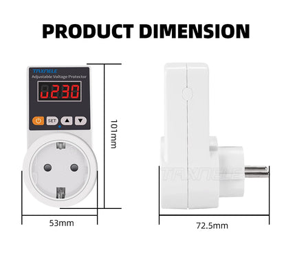 Automatic Voltage Protector Socket AC 220V 16A