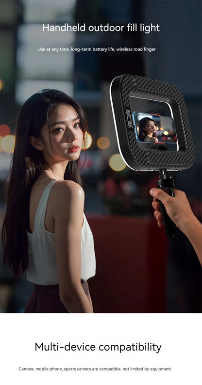 New Portable Handheld Ring LED light Rechargeable Live Broadcast