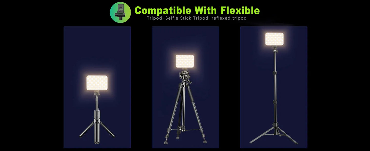 LED Selfie Light 60 High-quality for cell phone, 7 Light Modes