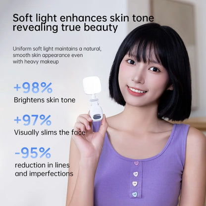 Mini Moonlight Portable Adjustable LED Selfie Clip Light for cell, laptop