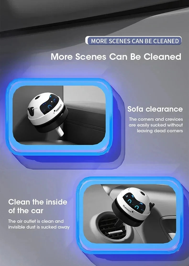 Handheld Mini Vacuum Cleaner Home Office Desktop and keyboard