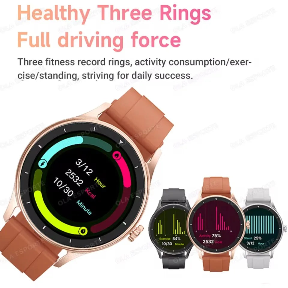 2026 Smart Watch Women Men Heart Rate Monitor Waterproof Smartwatch For Android IOS