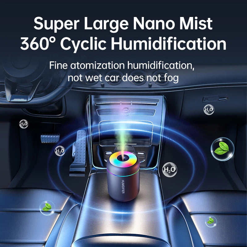 Mini light Air Humidifier USB Electric Aroma Diffuser Essential Oil Purifier