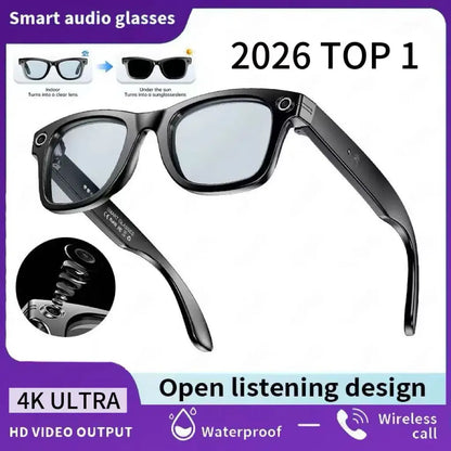 TOP 1 Meta AI Smart Glasses 13MP Camera Video Recording 100+ Languages Translation Sunglasses